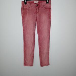 Free People salmon color corduroy jeans size 24